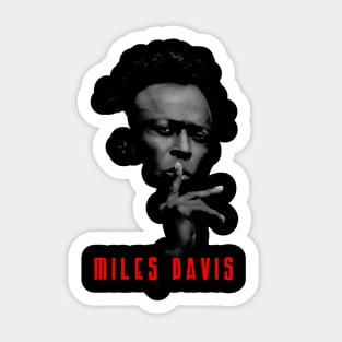 miles davis visual art Sticker